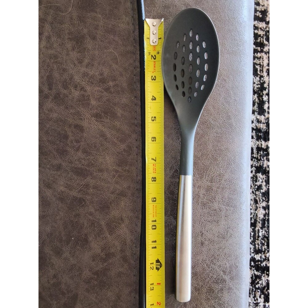 Sabatier Nylon Large Serving Spoon Stainless Steel Handle Gray